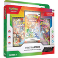 Pokémon TCG First Partner Illustration Collection Series 1 featuring starter Pokémon from Kanto Sinnoh and Alola
