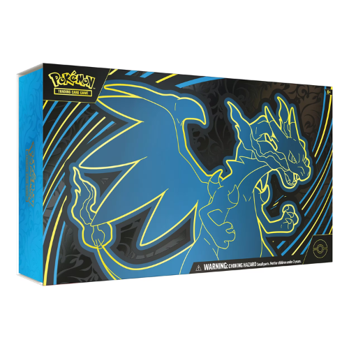 Pokémon TCG Mega Charizard X ex Ultra-Premium Collection sealed product with 18 booster packs playmat and accessories