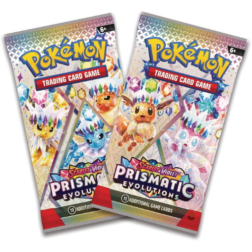 2 Pokémon TCG Prismatic Evolutions Booster Packs